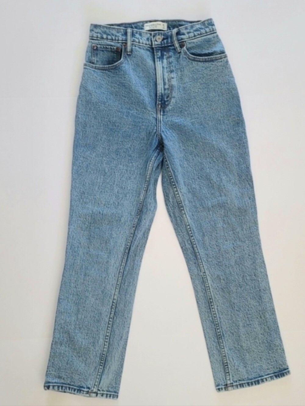 Abercrombie & Fitch The 90s Straight Ultra High Rise Curve Love Jean Denim 26/2